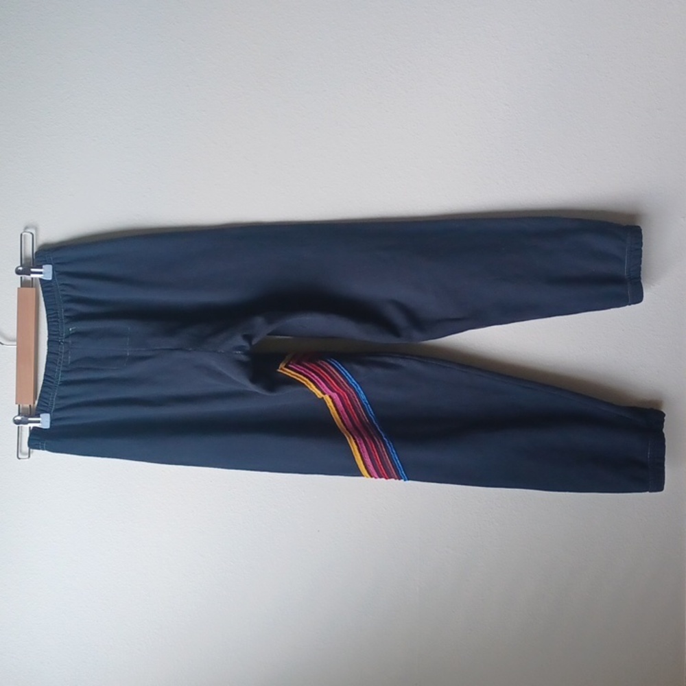 Cute Sweatpants Chevron Striped Leg Size Medium Jogger Track Pants Retro Aviator - Picture 5 of 13